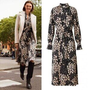 NWOT Richard Allan x H&M Satin Tie Waist Dress Sz 4